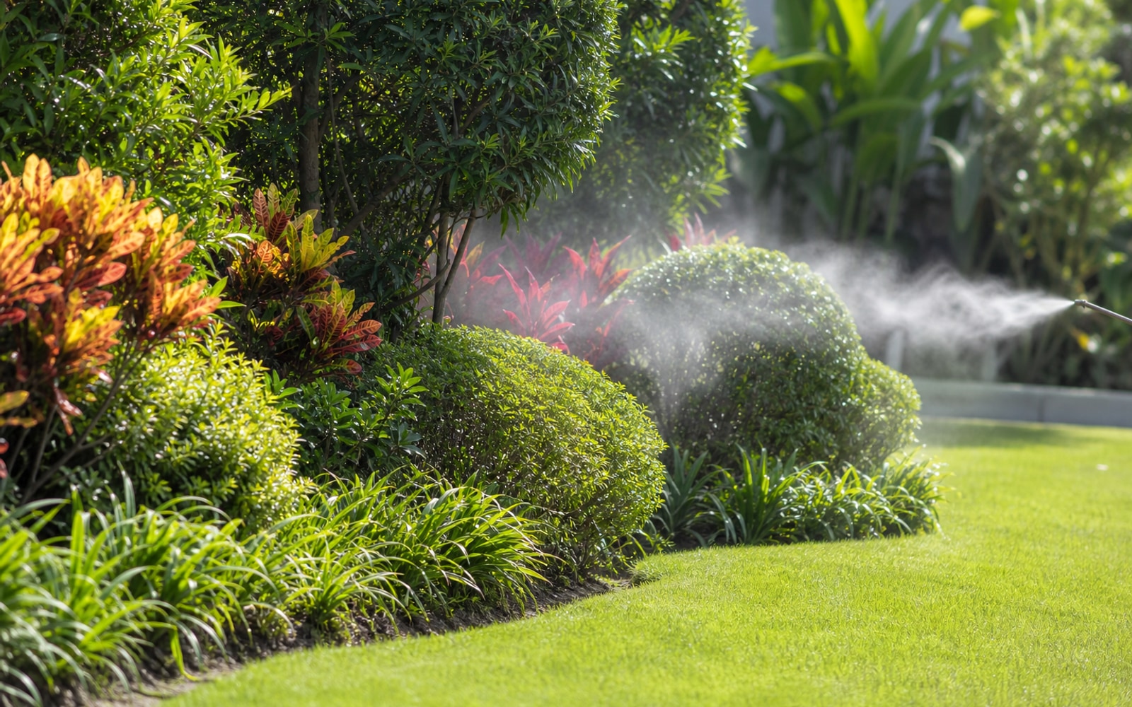Fumigación y cuidado sanitario del jardín